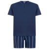 Pigiama uomo jersey 3 pezzi manica corta p/lungo+p/corto