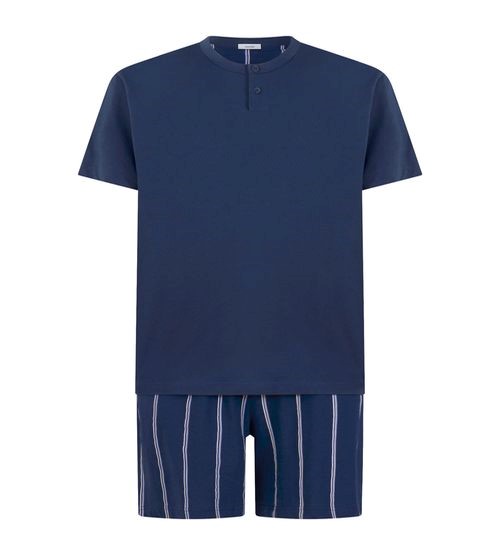Pigiama uomo jersey 3 pezzi manica corta p/lungo+p/corto