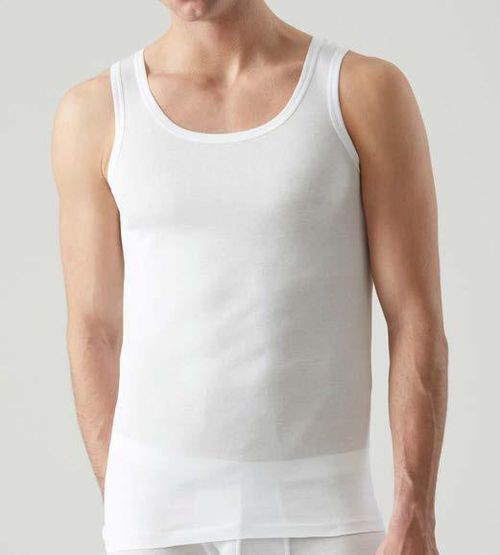 Ragno - canotta uomo spalla larga filo di scozia jersey