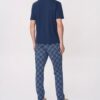 Pigiama uomo jersey 3 pezzi manica corta p/lungo+p/corto