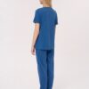 Pigiama donna aperto manica corta con pantalone lungo