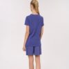 Pigiama donna jersey manica corta serafino pantalone corto