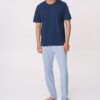 Pigiama uomo jersey 3 pezzi manica corta p/lungo+p/corto