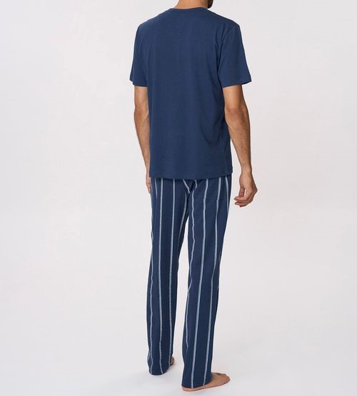 Pigiama uomo jersey 3 pezzi manica corta p/lungo+p/corto