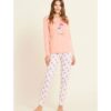 Pigiama donna manica lunga pant.lungo cotone
