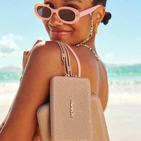 Pochette havaianas con glitter