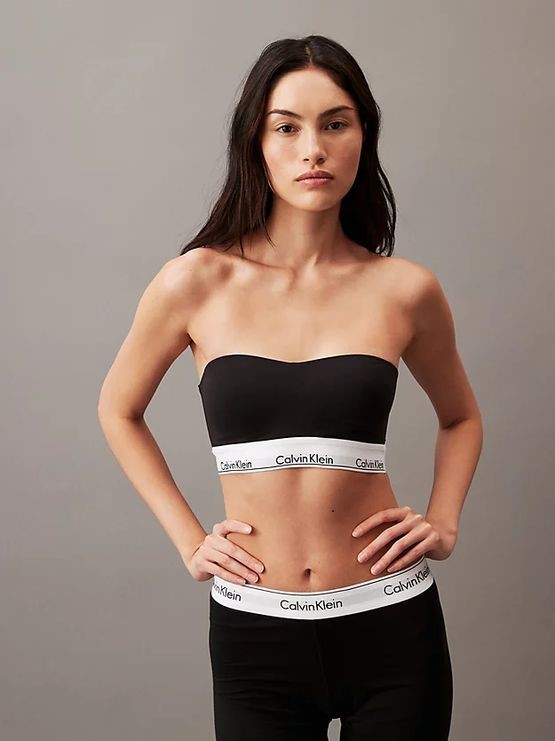 Reggiseno fascia lightly lined bandeau calvin klein