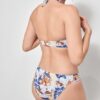 Gisela - reggiseno bikini a fascia con stampa africana