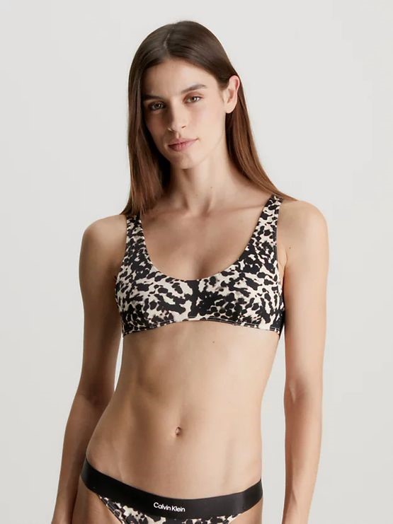 Reggiseno triangolo print calvin klein