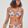 Gisela - slip bikini con stampa africana