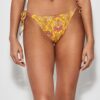 Gisela - slip bikini regolabile con laccetti laterali