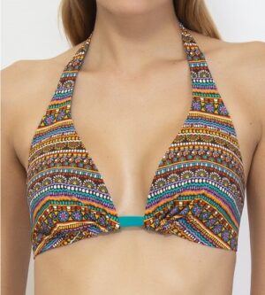 Reggiseno triangolo alto regolabile verdissima