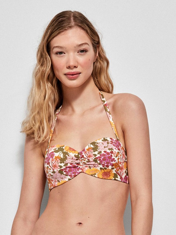 Gisela - reggiseno bikini a fascia imbottita con ferretto