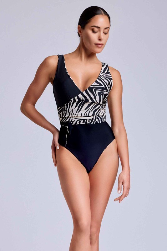 David - costume intero donna reversibile zaira swimsuit