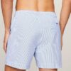 Shorts mare uomo rigato medium drawsting tommy hilfiger