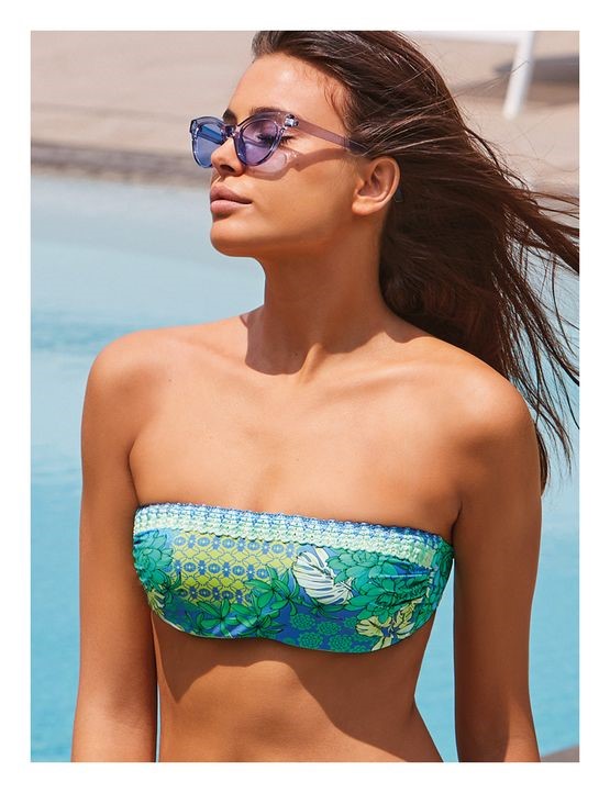 Reggiseno con ferr. invisibile e spalline rem. verdissima