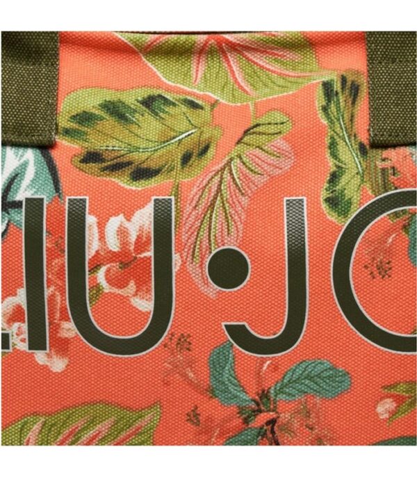 Borsa mare shopping printed canvas liujo