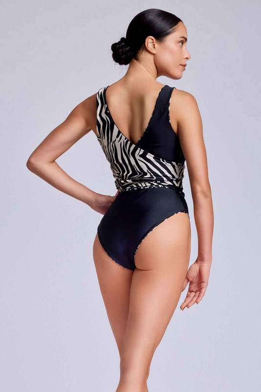 David - costume intero donna reversibile zaira swimsuit