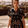 David - scamiciato donna hope shirt dress 100% rayon